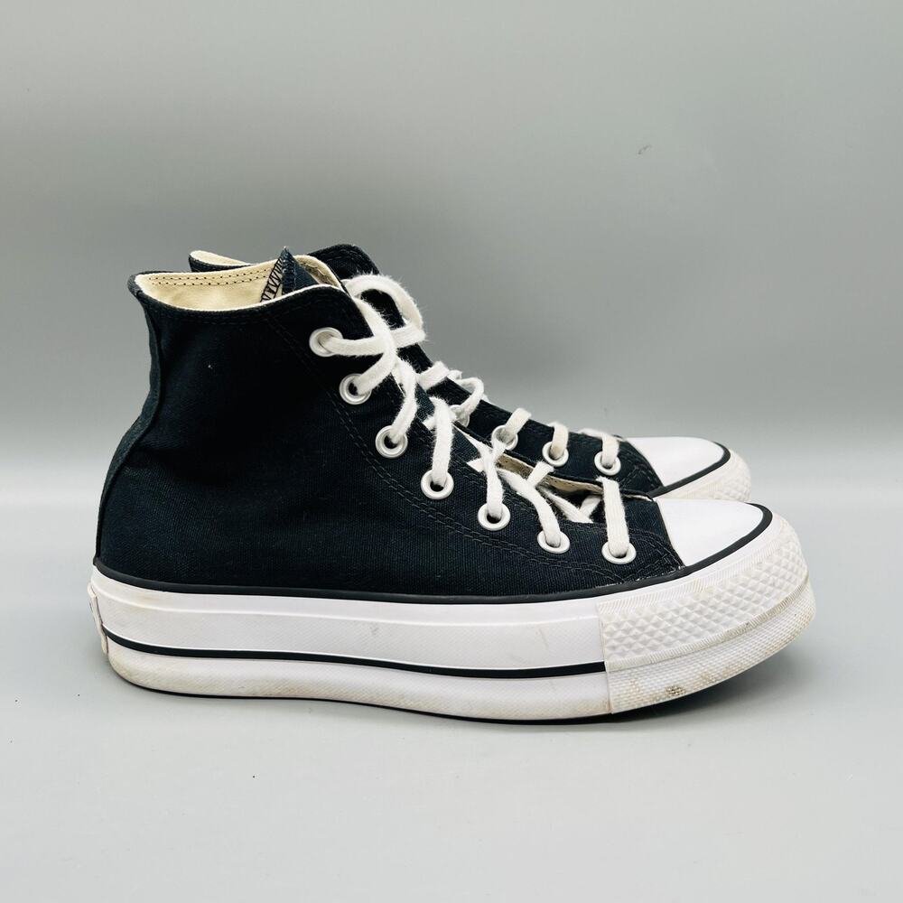 Converse Shoes Womens 6.5 Black Canvas Chuck Taylor All Star 2 High Top Sneakers